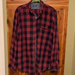 Izod Flannel Button Down Shirt